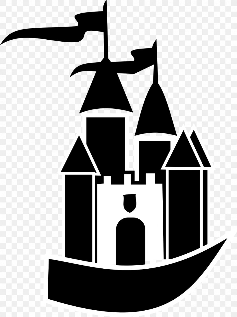 Vector Graphics Clip Art Castle Image, PNG, 957x1280px, Castle, Artwork, Black And White, Cartoon, Drawing Download Free