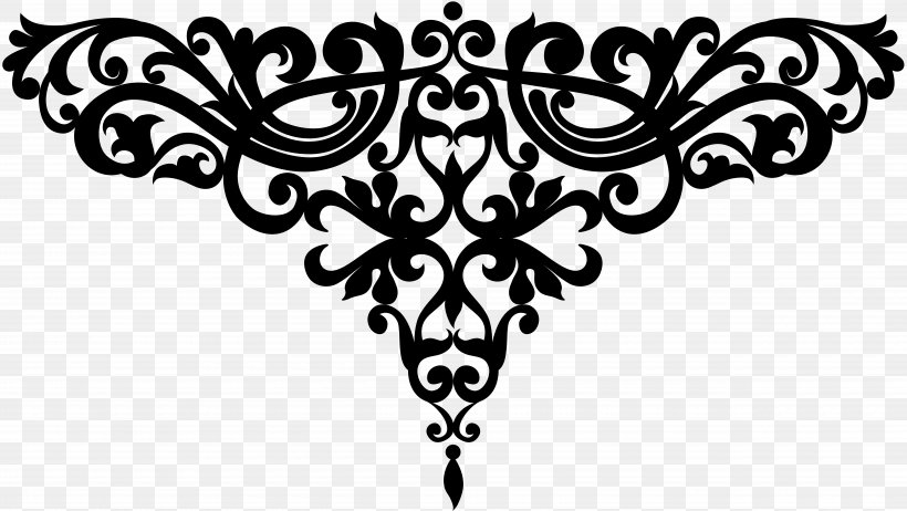 Victorian Era Ornament Pattern, PNG, 10000x5638px, Victorian Era, Art, Black, Black And White, Branch Download Free