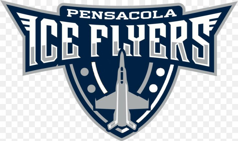 Pensacola Ice Flyers Southern Professional Hockey League Knoxville Ice Bears Pensacola Bay Center Knoxville Civic Coliseum, PNG, 1024x610px, Pensacola Ice Flyers, Area, Banner, Blue, Brand Download Free