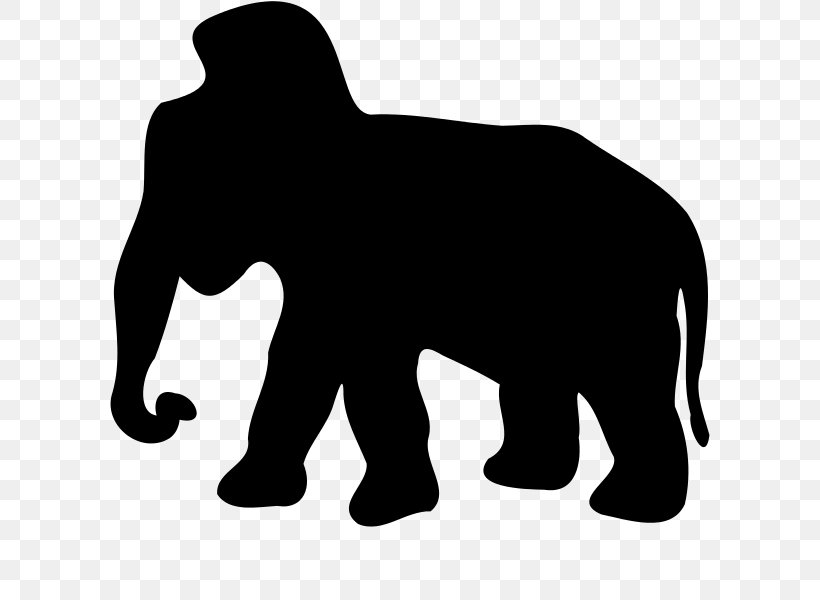 Indian Elephant African Bush Elephant Silhouette Elephantidae, PNG, 600x600px, Indian Elephant, African Bush Elephant, African Elephant, Animal, Bear Download Free