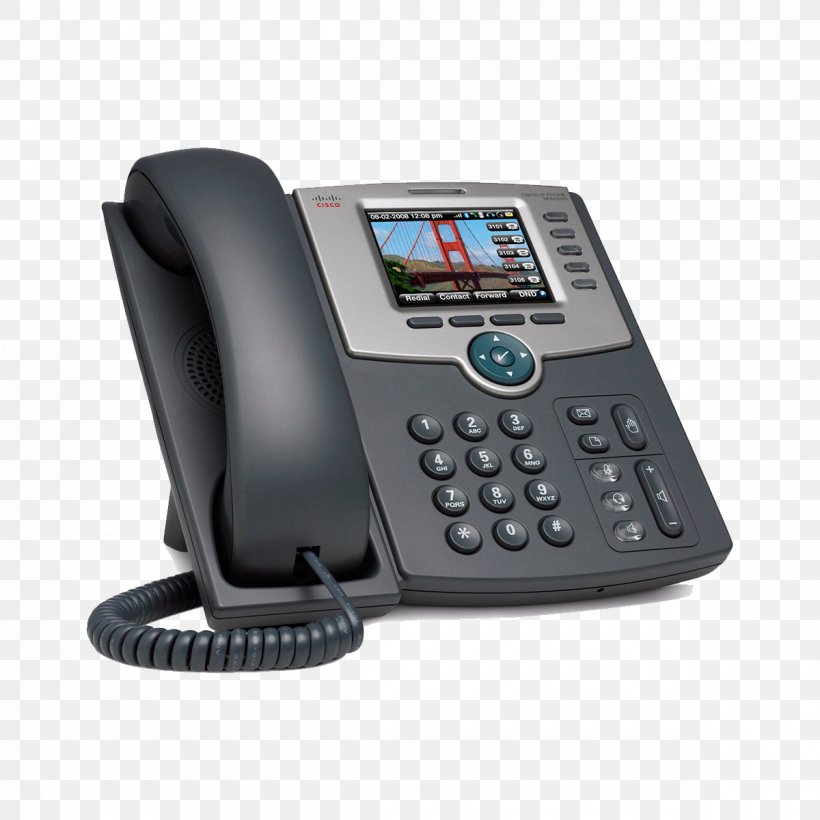 VoIP Phone Telephone Cisco Systems Voice Over IP Mobile Phones, PNG, 1200x1200px, Voip Phone, Business Telephone System, Cisco Systems, Communication, Corded Phone Download Free
