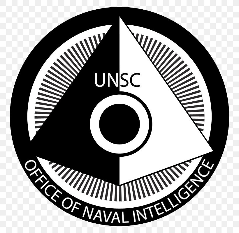 Office Of Naval Intelligence Halo 5: Guardians United States Navy Organization, PNG, 800x800px, Office Of Naval Intelligence, Black And White, Brand, Command, Emblem Download Free
