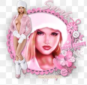 Snow Bunny - Pink M Cheek Hair Clothing Accessories PNG
