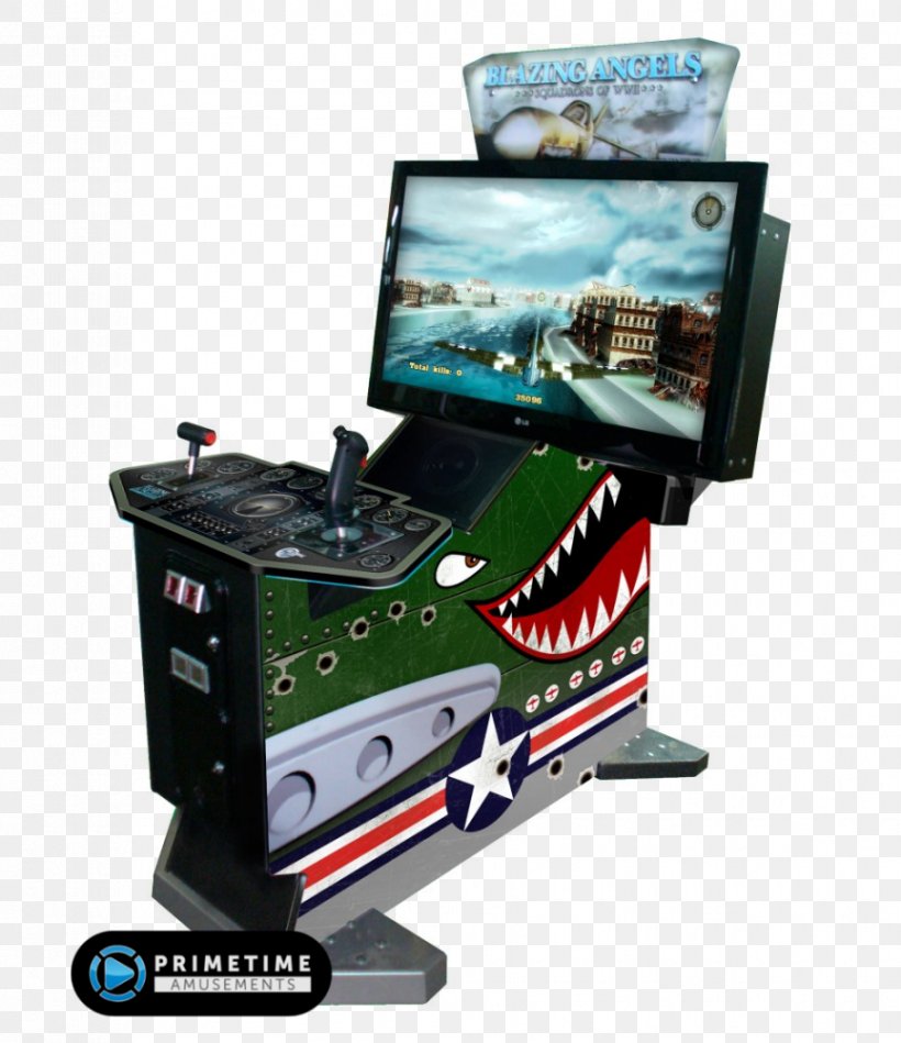Blazing Angels: Squadrons Of WWII Blazing Angels 2: Secret Missions Of WWII Arcade Game Video Games Amusement Arcade, PNG, 864x1000px, Blazing Angels Squadrons Of Wwii, Amusement Arcade, Arcade Cabinet, Arcade Game, Birmingham Vending Company Download Free