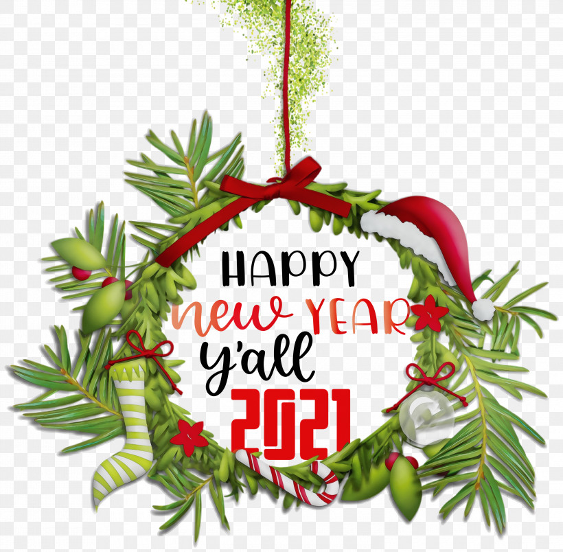 Christmas Day, PNG, 3000x2944px, 07 Golden, 2021 Happy New Year, 2021 New Year, 2021 Wishes, Branching Download Free