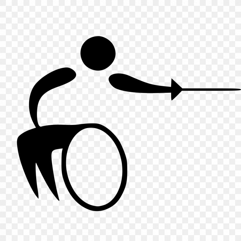 Paralympic Games Wheelchair Fencing At The 1960 Summer Paralympics 2012 Summer Paralympics Disability, PNG, 1200x1200px, 2012 Summer Paralympics, Paralympic Games, Black, Black And White, Disability Download Free