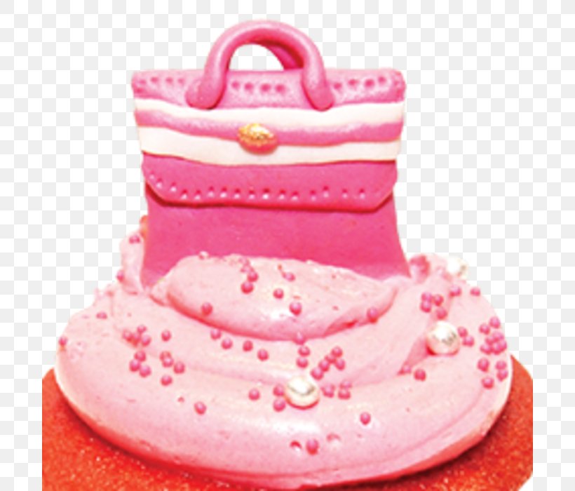Cupcake Frosting & Icing Buttercream Sugar Cake Cake Decorating, PNG, 700x700px, Cupcake, Bag, Birkin Bag, Birthday Cake, Buttercream Download Free