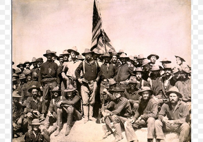 The Rough Riders Battle Of San Juan Hill Spanish–American War United States, PNG, 1200x840px, Rough Riders, Assistant Secretary Of The Navy, Black And White, Cavalry, Crew Download Free