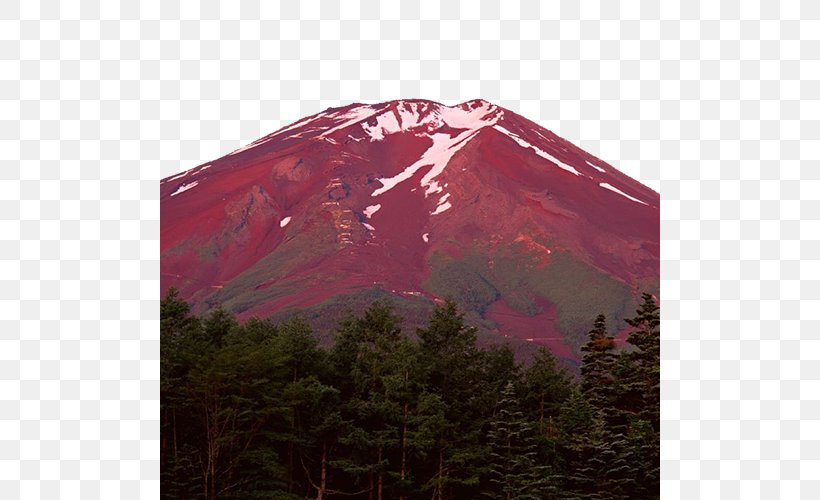 Mount Fuji Aokigahara Tokyo Sakura Mountain, PNG, 500x500px, Mount Fuji, Aokigahara, Fell, Forest, Geological Phenomenon Download Free