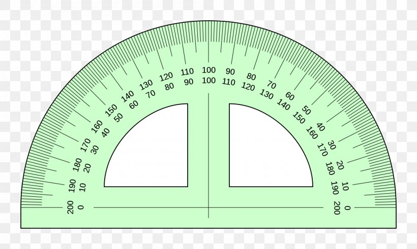 Protractor Ruler Angle Degree Circle, PNG, 2000x1200px, Protractor, Degree, Drawing, Equilateral Triangle, Gradian Download Free