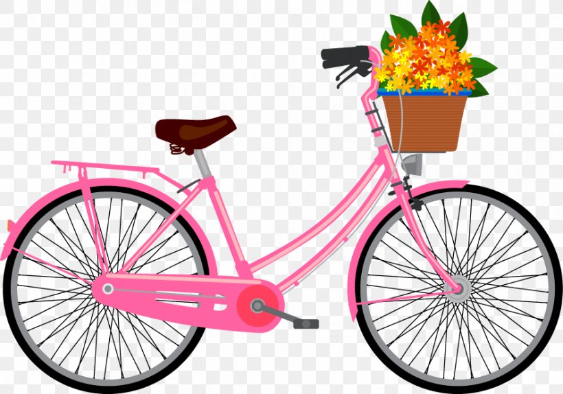 pink bike frame