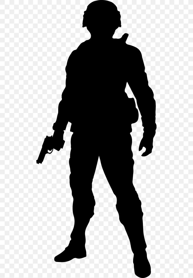 Soldier Silhouette Desktop Wallpaper Clip Art, PNG, 511x1181px, Soldier, Army, Battlefield Cross, Black, Black And White Download Free