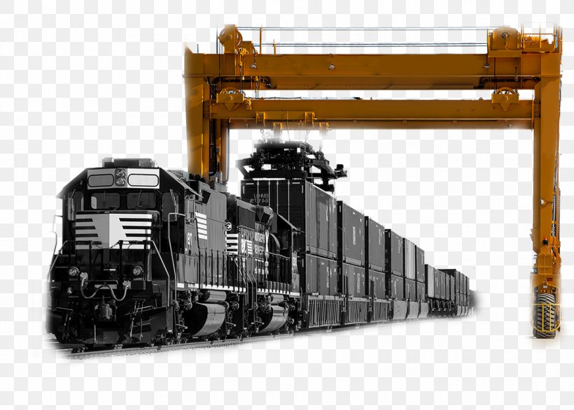Train Rail Transport Crane Locomotive Railroad Car, PNG, 1119x802px, Train, Construction Equipment, Crane, Locomotive, Machine Download Free