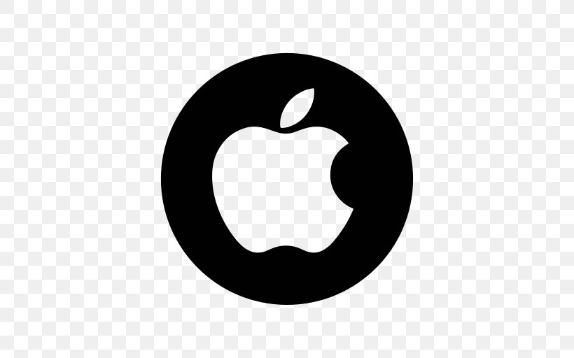Apple Logo, PNG, 512x512px, Apple, Apple Id, Black, Black And White, Logo Download Free