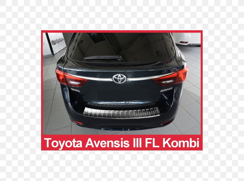 Bumper Toyota Avensis Wagon Sport Utility Vehicle Mid-size Car, PNG, 610x610px, Bumper, Auto Part, Automotive Design, Automotive Exterior, Automotive Lighting Download Free