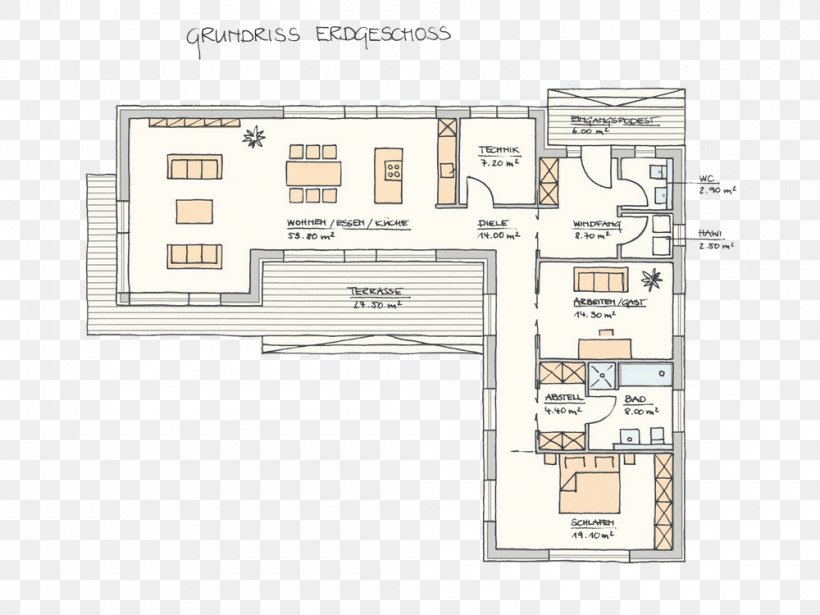 Floor Plan Plane Single-family Detached Home Apartment Surface Habitable, PNG, 1000x750px, Floor Plan, Apartment, Area, Bungalow, Diagram Download Free