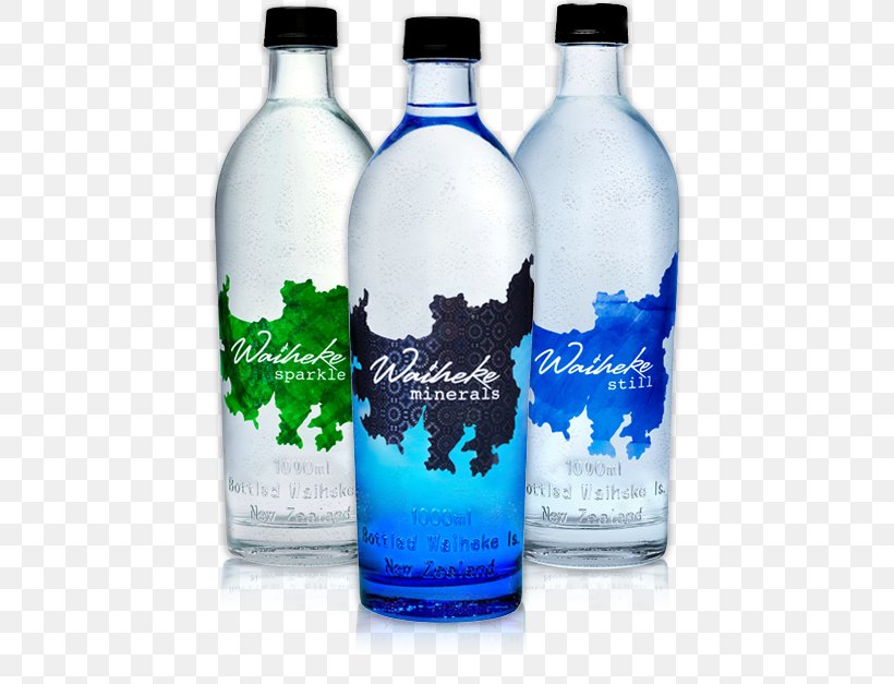 Glass Bottle Waiheke Island Carbonated Water Bottled Water Mineral Water, PNG, 436x627px, Glass Bottle, Alcoholic Beverage, Bottle, Bottled Water, Carbonated Water Download Free