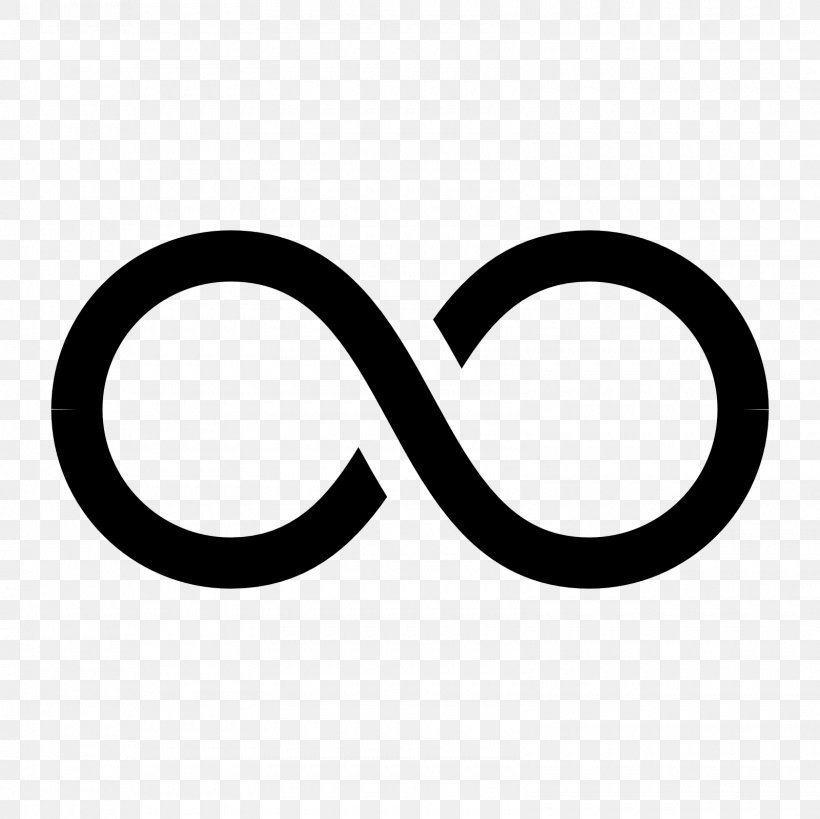 Infinity Symbol Clip Art, PNG, 1600x1600px, Infinity Symbol, Area, Black And White, Brand, Logo Download Free