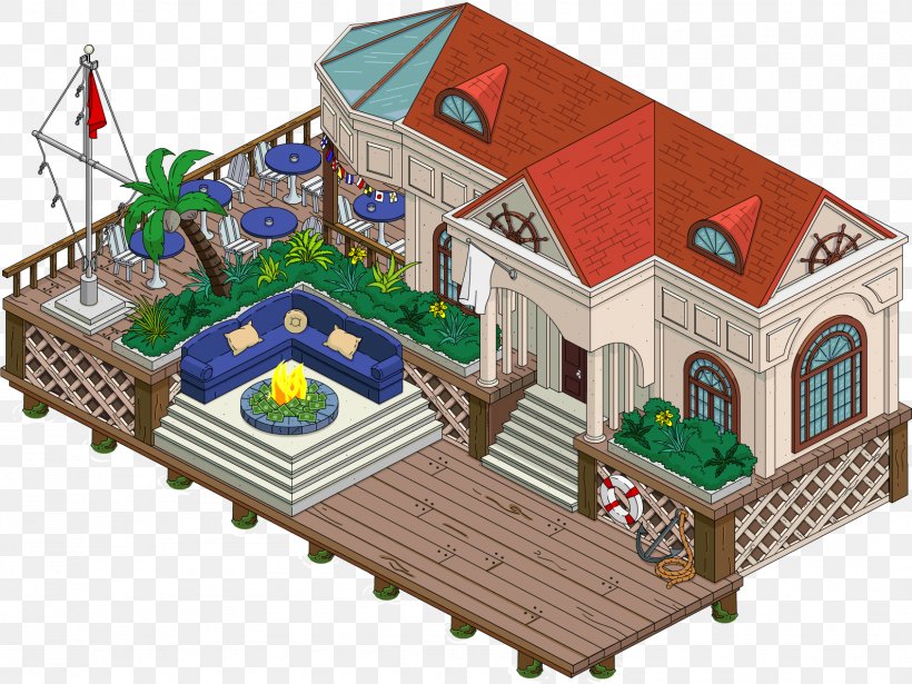 The Simpsons: Tapped Out The Simpsons Game Springfield Heights, PNG, 1589x1193px, Simpsons Tapped Out, Building, Christmas, Game, Home Download Free