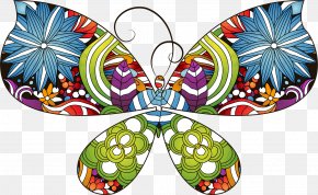 Creative Butterfly - Butterfly Illustration PNG