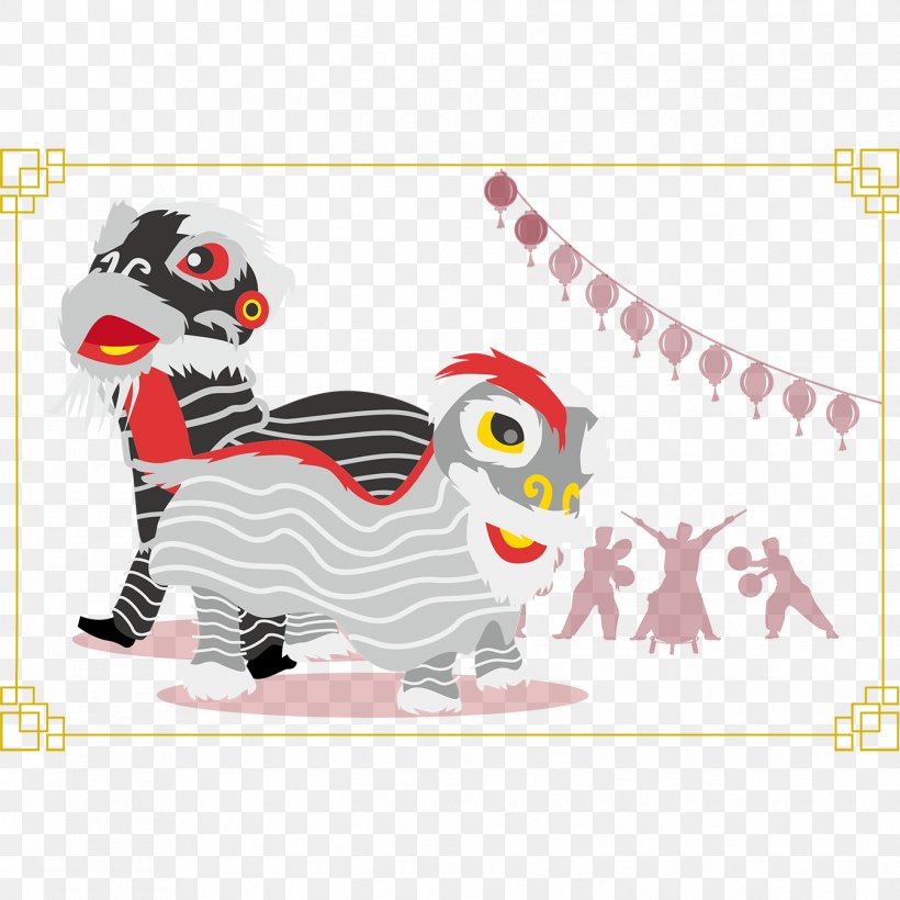 China Lion Dance Chinese New Year Dragon Dance, PNG, 1344x1344px, China, Carnivoran, Cartoon, Chinese Dragon, Chinese New Year Download Free