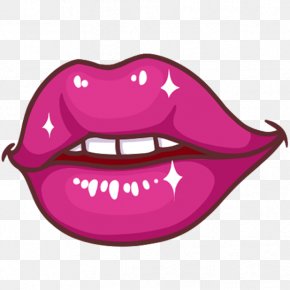 Curvy - Clip Art Illustration Pink M Fish PNG