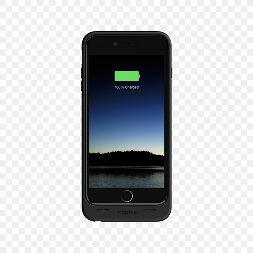 Smartphone IPhone 6s Plus Feature Phone Mophie, PNG, 1000x1000px, Smartphone, Ampere Hour, Communication Device, Electric Battery, Electronic Device Download Free