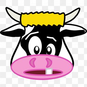 Cartoon Farmer - Cattle Cartoon Face Clip Art PNG
