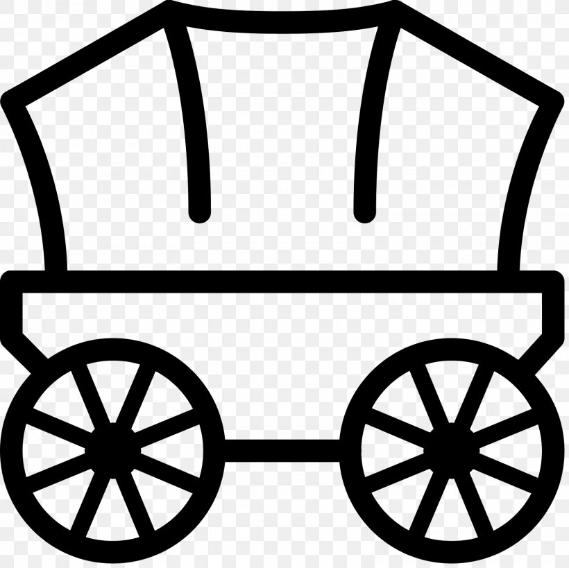 Covered Wagon Clip Art, PNG, 1600x1600px, Covered Wagon, Area, Bicycle, Black And White, Carriage Download Free