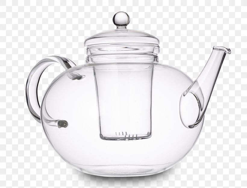 Kettle Teapot Tableware Small Appliance, PNG, 1960x1494px, Kettle, Glass, Lid, Serveware, Silver Download Free