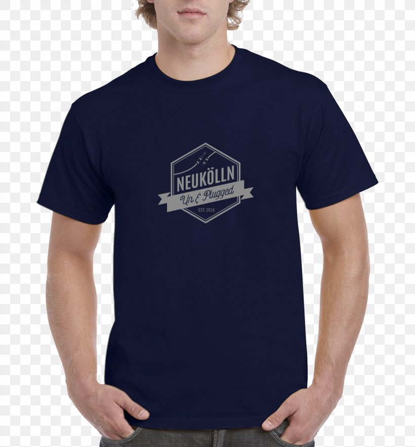 Printed T-shirt Gildan Activewear Clothing, PNG, 1394x1500px, Tshirt, Active Shirt, Blue, Brand, Clothing Download Free