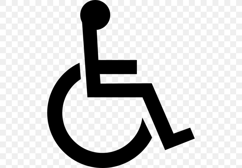 Disability Disabled Parking Permit Wheelchair Accessibility, PNG, 500x570px, Disability, Accessibility, Area, Artwork, Black And White Download Free