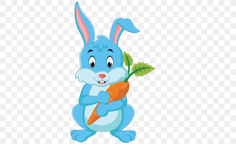 Rabbit Bugs Bunny Hare Clip Art, PNG, 500x500px, Rabbit, Animal Figure, Bugs Bunny, Cartoon, Drawing Download Free