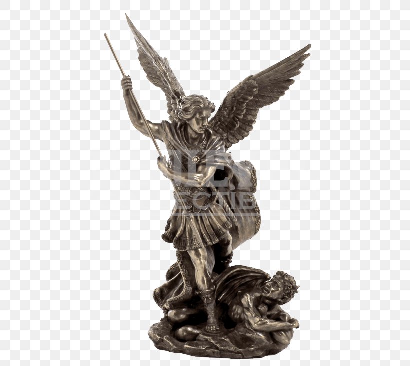 Saint Michael Fighting The Dragon Cherub Archangel, PNG, 733x733px, Michael, Angel, Archangel, Cherub, Classical Sculpture Download Free