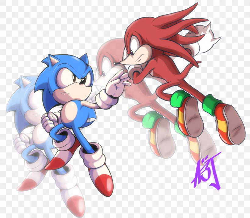 Sonic & Knuckles Knuckles The Echidna Sonic The Hedgehog Ariciul Sonic Mario & Sonic At The Olympic Games, PNG, 1013x884px, Watercolor, Cartoon, Flower, Frame, Heart Download Free