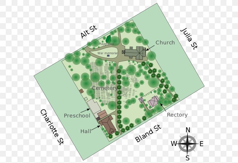 St John's, Ashfield Plan Site Map Iron Cove Creek, PNG, 602x562px, Plan, Architecture, Building, Cemetery, Diagram Download Free