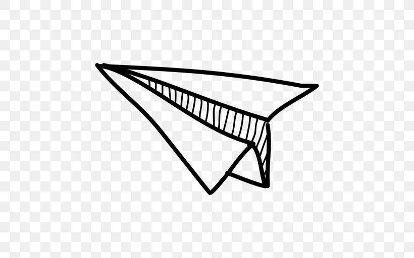 Airplane Paper Drawing, PNG, 512x512px, Airplane, Area, Art, Black, Black And White Download Free