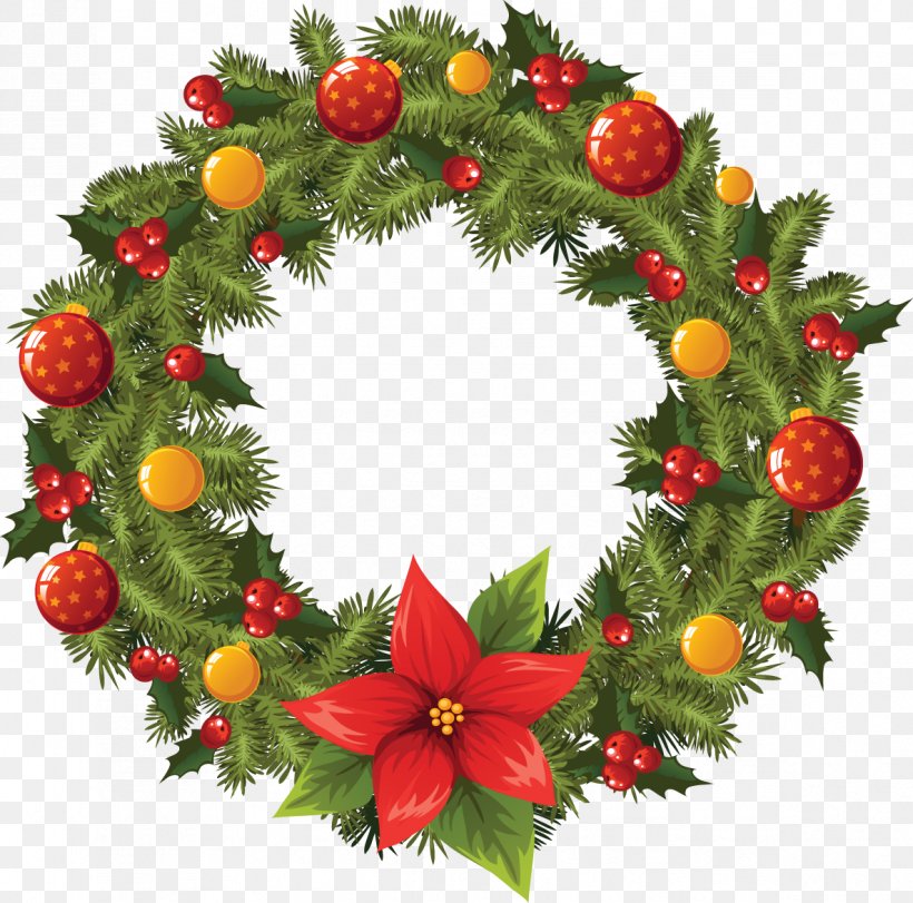 Christmas Wreath Garland Clip Art, PNG, 1186x1173px, Christmas, Advent Wreath, Christmas Card, Christmas Decoration, Christmas Ornament Download Free
