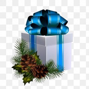 Gift - Gift Christmas Box Ribbon Illustration PNG