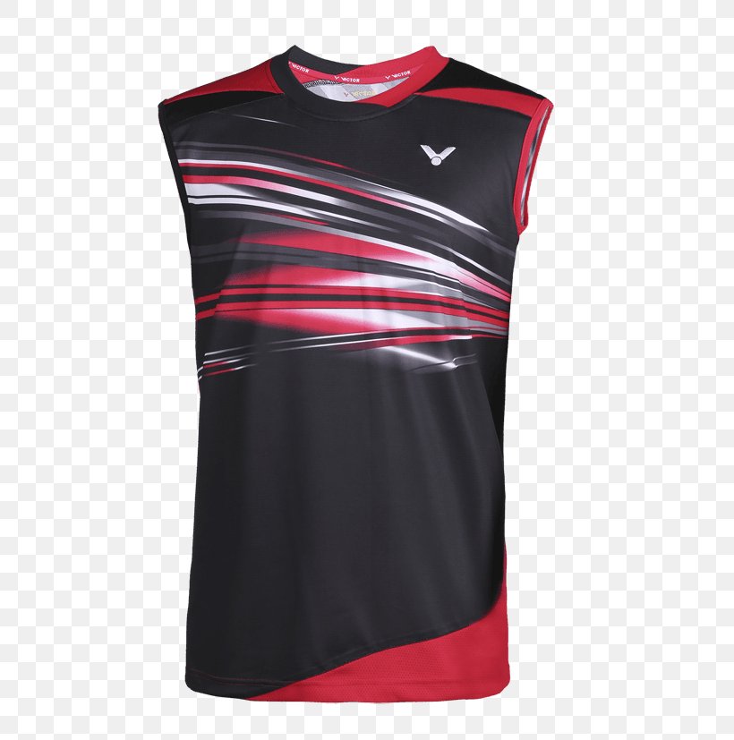Jersey 2015 Sudirman Cup Sleeveless Shirt Korea National Badminton Team T-shirt, PNG, 555x827px, Jersey, Active Shirt, Black, Clothing, Gilets Download Free