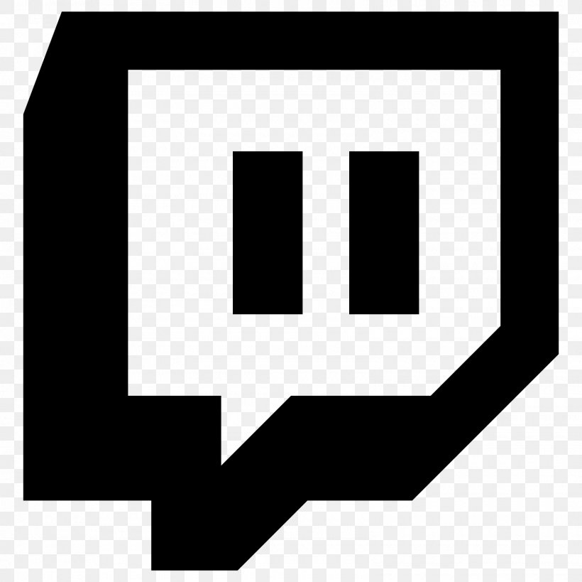 Twitch Streaming Media, PNG, 1600x1600px, Twitch, Area, Black, Black And White, Brand Download Free
