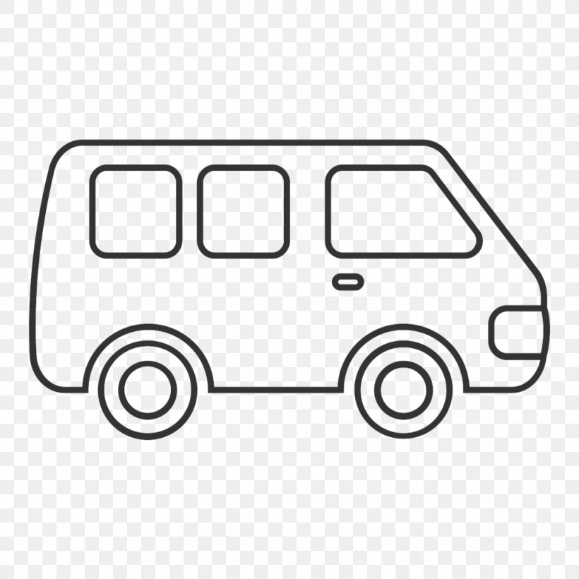 Car Ford Transit Vector Motors Corporation Vehicle Van, PNG, 1024x1024px, Car, Area, Auto Part, Automotive Design, Black And White Download Free