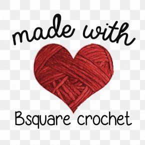 Crochet Clover Hat - Valentine's Day Heart Brand Line Tote Bag PNG