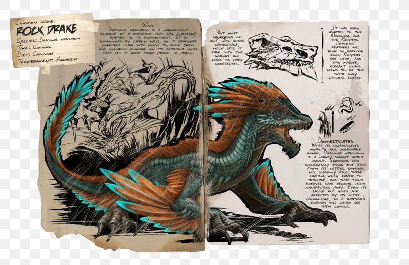 ARK: Survival Evolved Dinosaur Tame Animal Drawing Image, PNG, 800x532px, 2017, Ark Survival Evolved, Dinosaur, Downloadable Content, Dragon Download Free