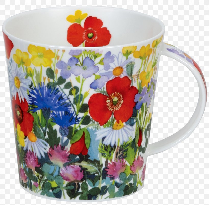 Coffee Cup Dunoon Flower Mug, PNG, 1000x980px, Coffee Cup, Animal, Bird, Bone China, Ceramic Download Free