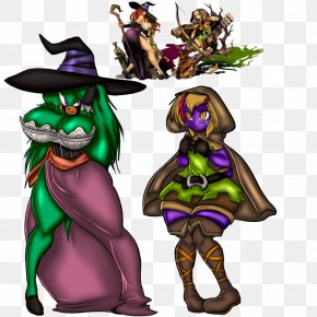 Enchantress - Dragon's Crown Purple Art PNG
