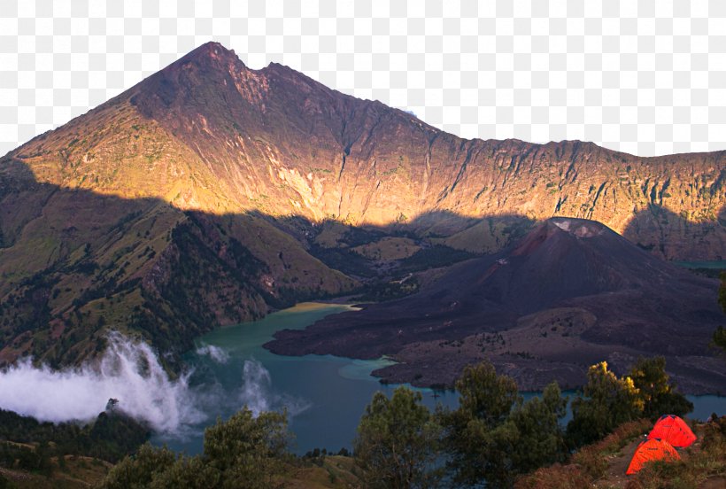 Mount Rinjani Mount Agung Volcano Island Bali, PNG, 1707x1151px, Mount Rinjani, Bali, Crater Lake, Dawn, Escarpment Download Free