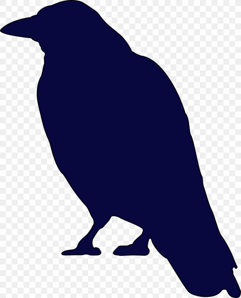 American Crow Silhouette, PNG, 1034x1280px, American Crow, Art, Beak, Bird, Black And White Download Free