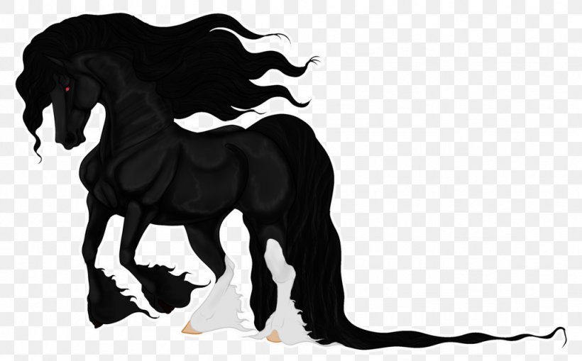 Mustang Stallion Pony Pack Animal Halter, PNG, 1024x636px, Mustang, Black And White, Colt, Fictional Character, Halter Download Free