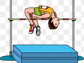 Exercise Sports - Clip Art High Jump Jumping Artistic Gymnastics Athletics PNG